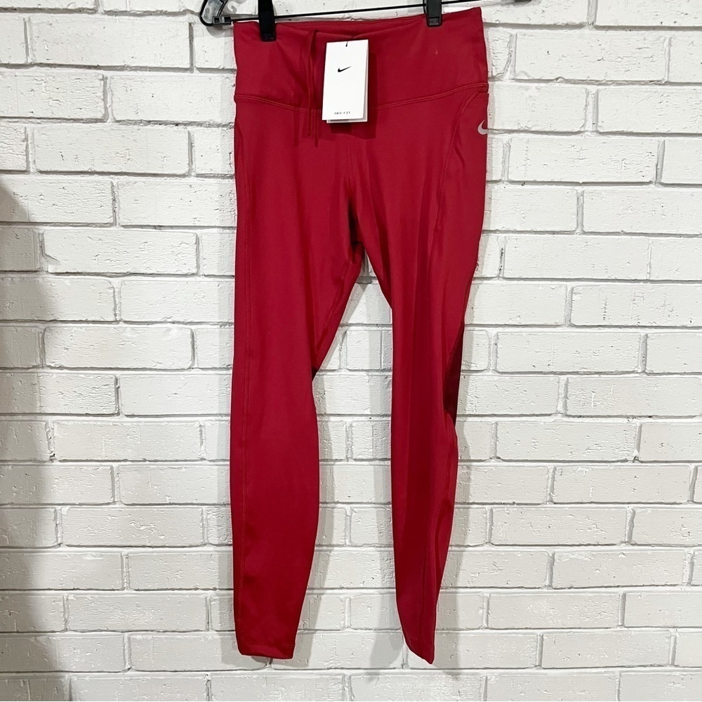Nike‎ Women's Dri-FIT Run Division Fast Leggings in Berry Red